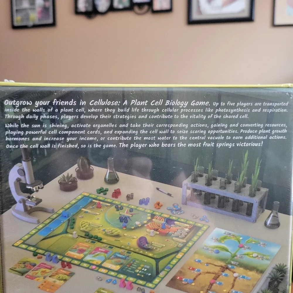 NWT Genius Games Cellulose: A Plant Cell Biology Worker Placement Board Game - Picture 6 of 7